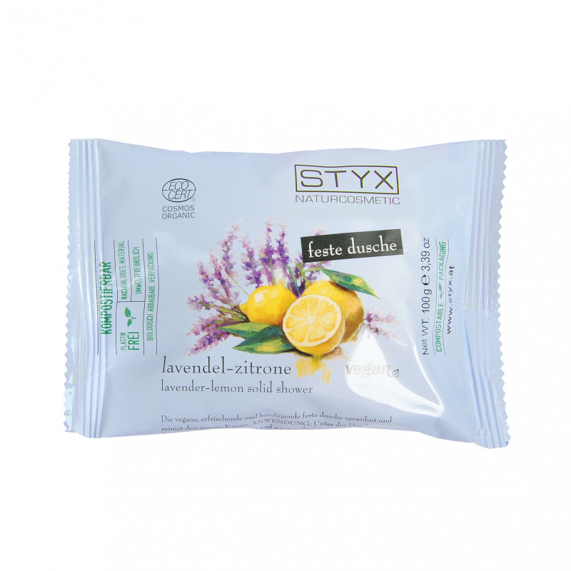 Lavendel-Zitrone Feste Dusche 100g