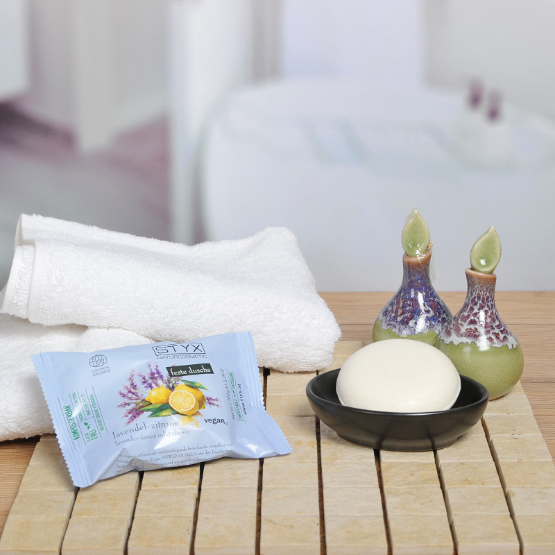 Lavendel-Zitrone Feste Dusche 100g