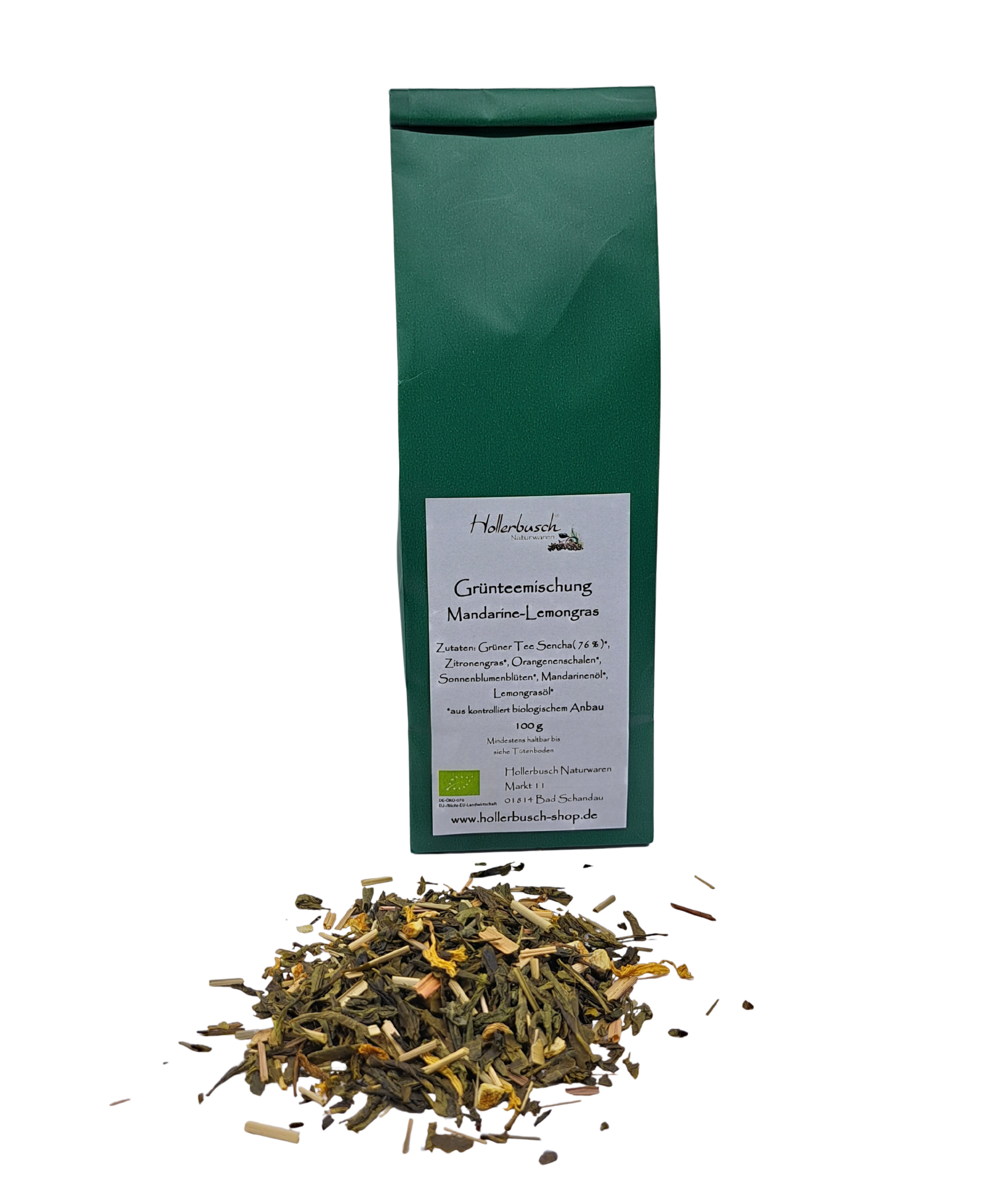 Bio Grünteemischung Mandarine - Lemongras