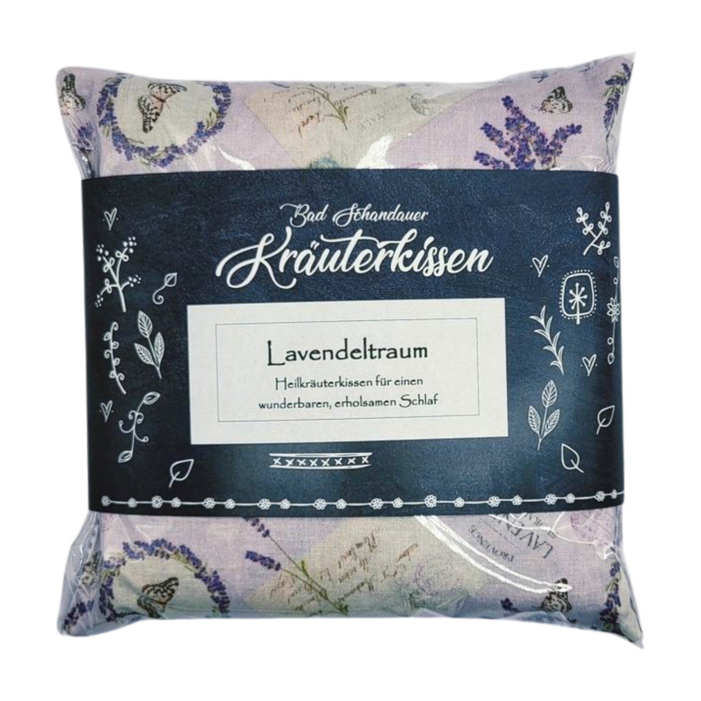 Heilkräuterkissen Lavendeltraum, lila Lavendel