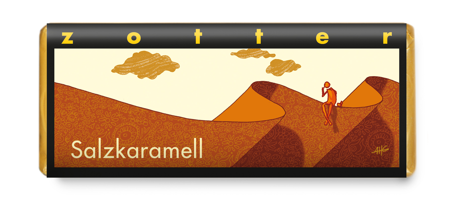 Salzkaramell, handgeschöpft Dunkle Schokolade 70 %