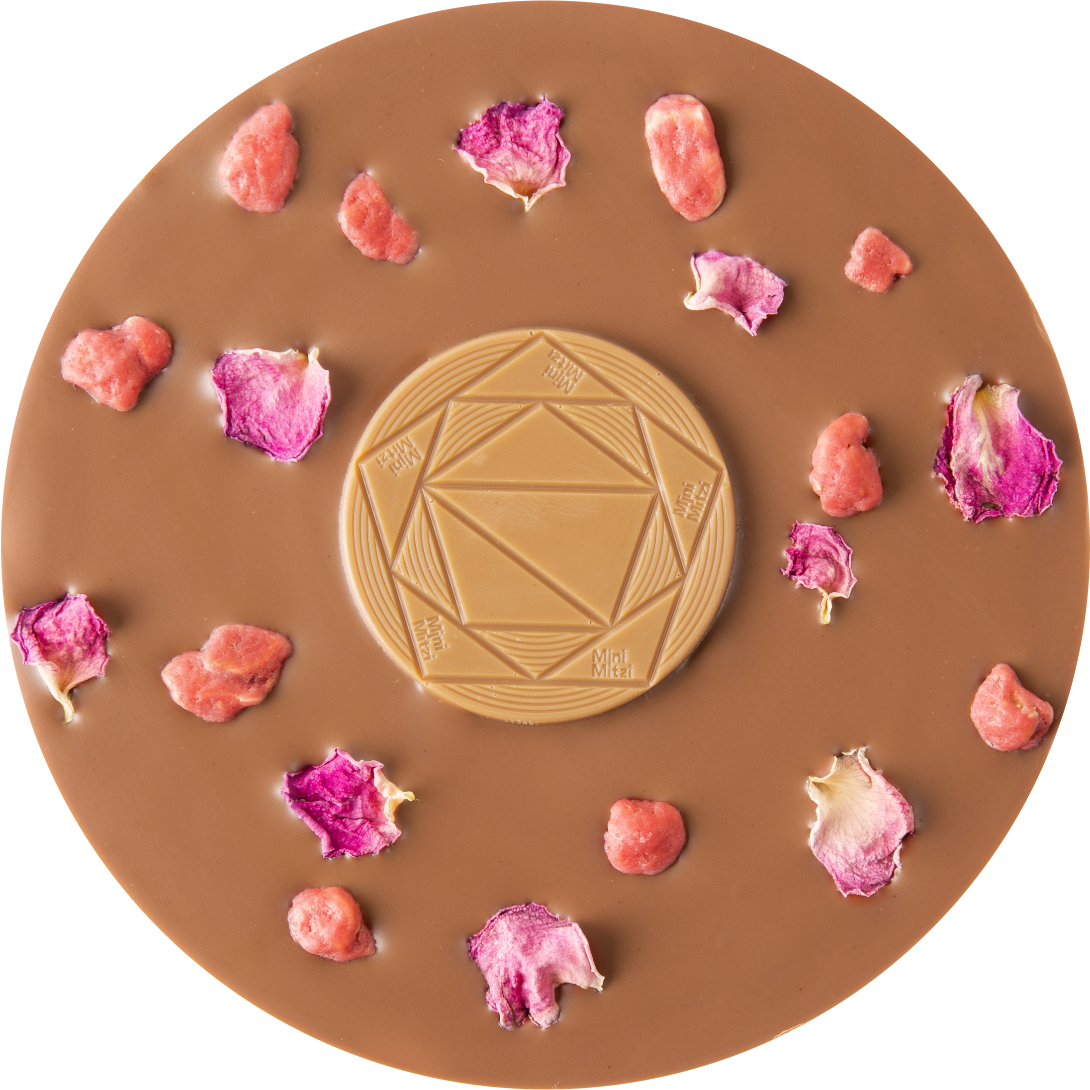 Mitzi Blue - Rock ´n´Roses, Milchschoko + Nougat + Mandeln + Rosen